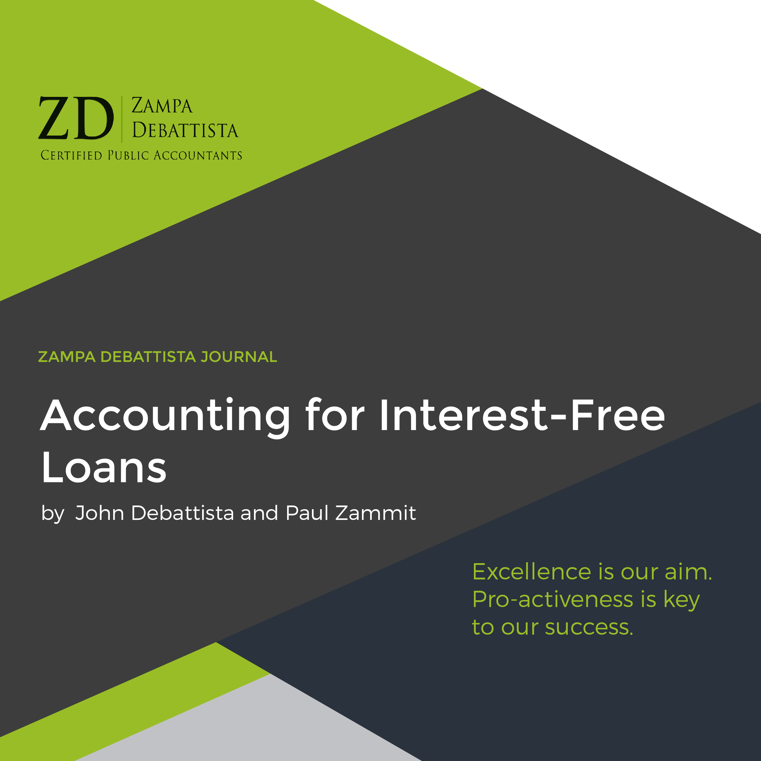 Accounting for Interest-Free Loans