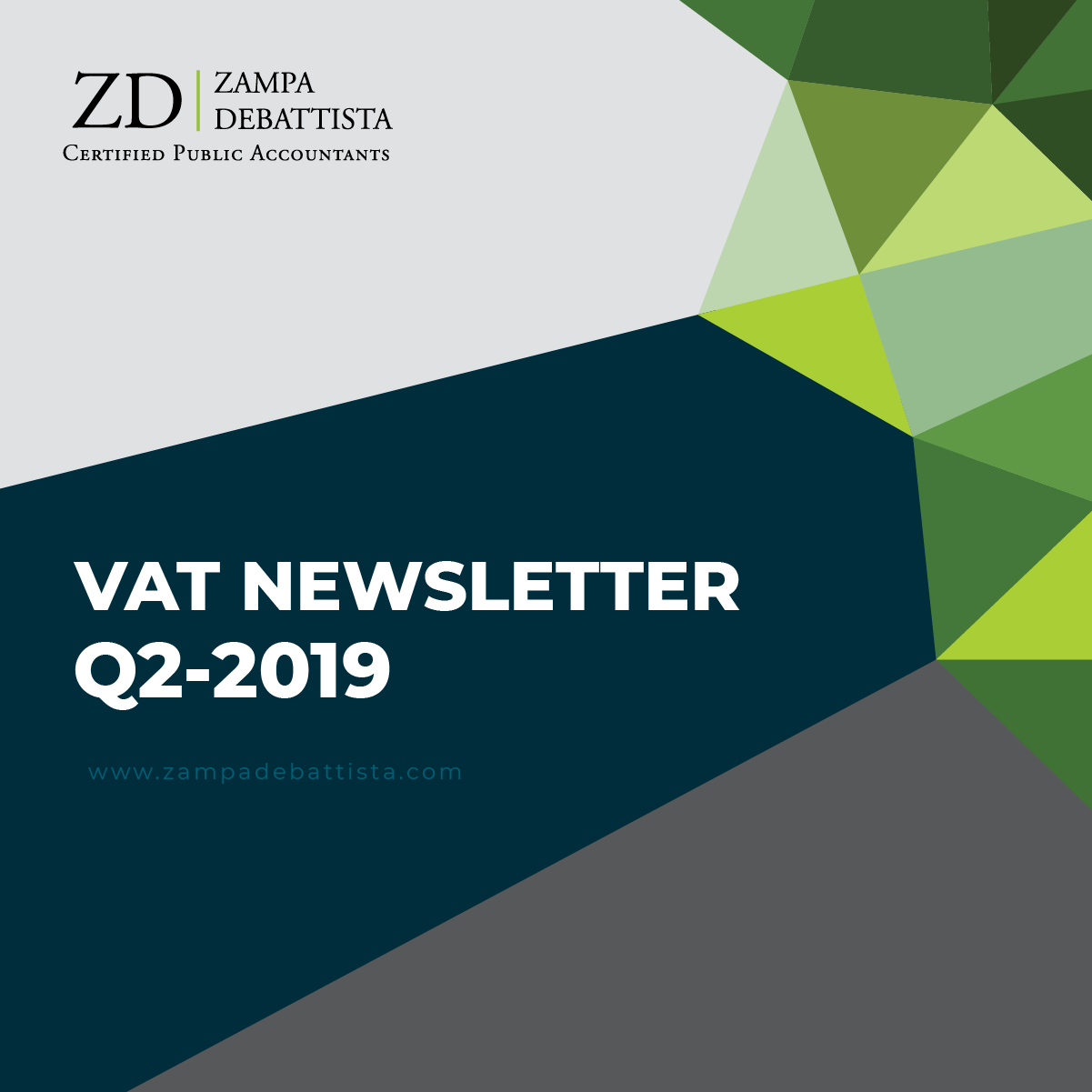 VAT Newsletter  Q.2 – 2019