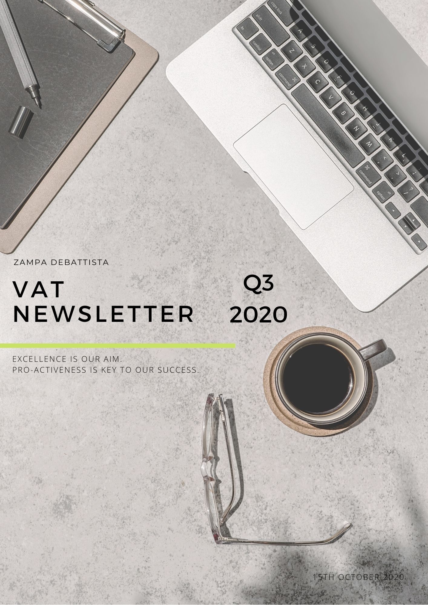 VAT Newsletter  Q.3 – 2020